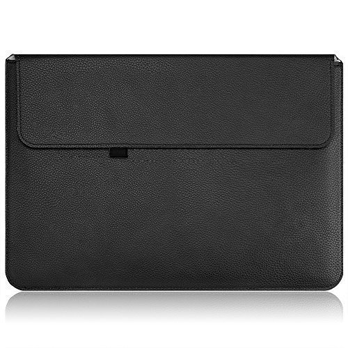 OMOTON Schutzhülle für das MacBook Pro mit Touch Bar( 15.4 zoll,Version 2016), Anti-Kratz, wasserdicht, dünnsten und leichtesten PU Leder Hülle