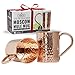 Produktbild Moscow Mule Kupfer Becher - 2 Kupfertassen Twinz’Up - Gehämmert und handgefertigt - 45cl Fassungsvermögen - Großartig für jedes gekühlte Getränk - Perfektes Geschenk für Damen & Herren (Mugs - Tassen)