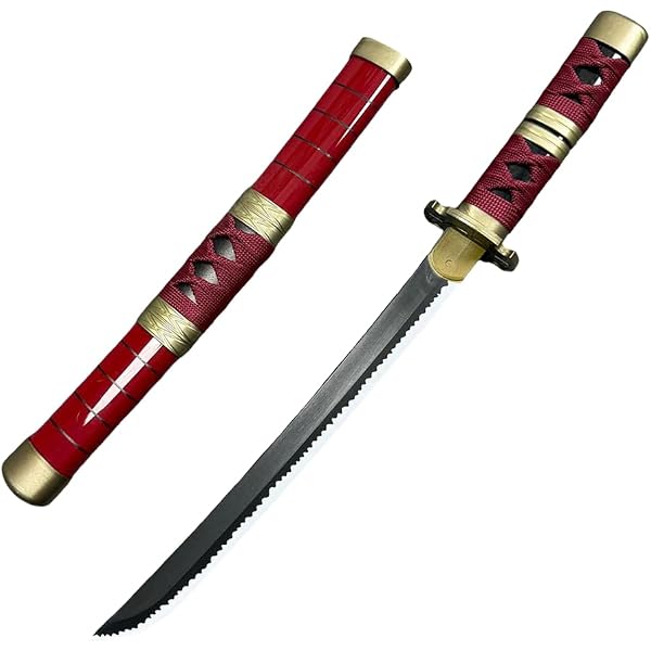 Zoro Black One Piece Wooden Katana Sword for Cosplay | Anime