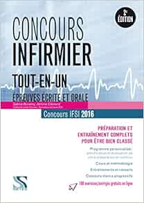 Amazon Fr Concours Infirmier 2016 Tout En Un Bonamy Sabine Clement Jerome Livres