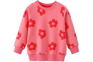 LitBud Mädchen Sweatshirts Einhorn Pullover für Kleinkind Kleidung Top Langarm Jumper Rundhals T Shirt Herbst Winter für Kinder Größe 1-7 Jahre