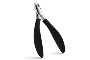 FVION Pince Coupe Ongle Professionnel - Précision Coupe Ongles Incarné Pour Épais Orteils Ciseaux Ongles de Pied en Acier Inoxydable Poignée Souple