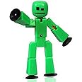 Stikbot Solid Color Green Action Figure Opaque Filming Animation Toy Skitbot Stick Bot by Stikbot