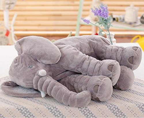 Rainbow Fox Elephant Kissen Tier Plüschtiere aus weiches Spielzeug für Dekoration für Kinder grey - 3