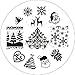 Born Pretty Christmas Xmas Theme Nail Art Stamping Image Plate 01