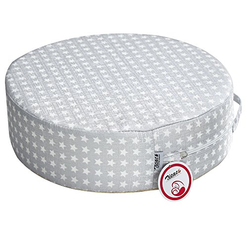 Zicac Sitzerhöhung Sterne Muster Tragbare Sitzerhöhung mit Seitentasche für Kinder Seat Pad