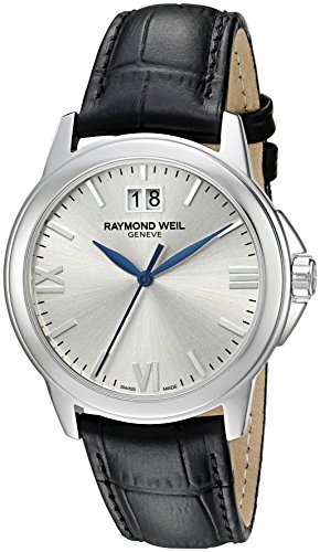 Raymond Weil Watches Herren-Armbanduhr XL Tradition Analog Quarz Leder 5476-ST-00657 Raymond Weil Watches Herren-Armbanduhr XL Tradition Analog Quarz Leder 5476-ST-00657