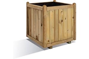 BURGER Bac à fleurs carré VENDÔME - grand volume - 138 L - Cerland