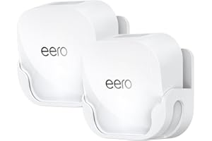 XLTTYWL eero 7 - Kit di montaggio a parete, erro 7, staffa di montaggio per ottimizzare spazio e gestione dei cavi, compatibile con router eero 7 Extender Dual-Band Mesh Wi-Fi 7 (bianco, confezione da