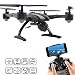 Produktbild JXD 509W 6 Achse Quadcopter Mit Wifi Phone Control 30W HD-Kamera für Foto Video Echtzeit Übertragung Altitude Hold One Key Return Headless Modus LED-Licht 2,4 GHz - Schwarz
