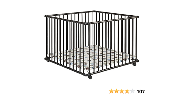 Geuther Parc Belami Grand Modele 102 X 102 Wenge Fond De Parc Coloris Pois Amazon Fr Bebe Et Puericulture