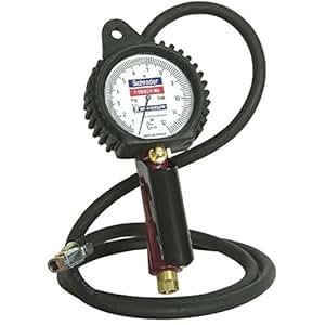 Pistola Per Pressione Pneumatici SCHRADER Professionale - Manometro Da 80mm, Tubo 1.5mt, Range 0.7-11 Bar - Approvata Michelin - Foto 8