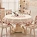 Produktbild *Küchenwäsche Tuch-Tischdecke-runde gestickte europäische Tischdecke-Abdeckungs-Tuch-Kaffee-Tabellen-Tuch ( größe : Round-205cm )