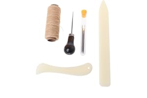 YO-HAPPY Nouveau Kit de Reliure 11 pièces Outils de démarrage Ensemble Dossier en os Papier Artisanat Couture