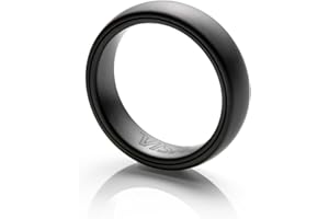 McLEAR [Official Store] RingPay 2 Stealth (Matte Black) Contactless Payment Smart Ring/Thinner Style/No Charging/Waterproof (5 ATM) / Scratch Resistant/Pause in app/Secure / (Size 9)