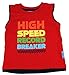 Sweet & Soft Baby Boys High Speed Record Breaker Tank Shirt, Red, 6 Months