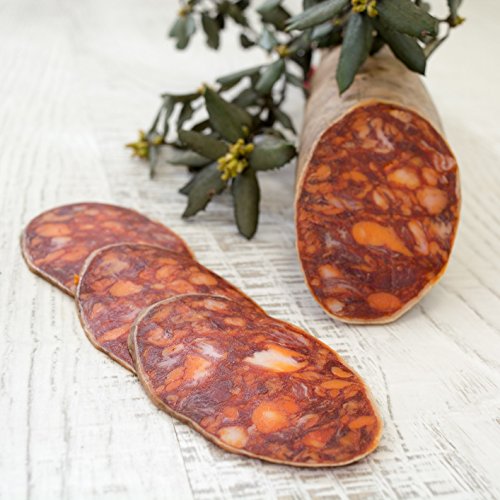 CHORIZO CULAR IBÉRICO DE BELLOTA CERTIFICADO ELABORACIÓN TRADICIONAL Y CURACIÓN EN BODEGA NATURAL. PIEZA DE 750-800 gr ENVASADA AL VACIO