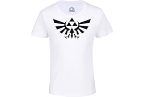 French Unicorn T-Shirt Enfant Mixte Zelda Logo Jeux Video Aventure Retro Gaming