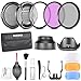 Produktbild Neewer® 67MM Professionelle Zubehör-Set für Canon Rebel T3i T5i T4i T3 T2i, EOS 700D 650D 550D 70D 60D 7D 6D DSLR-Kameras mit EF-S 18-135mm IS STM Zoomobjektiv - Inklusive: Filter Set (UV, CPL, FLD) + Tragetasche + Gegenlichtblenden (Tulpen und zusammenklappbare) + Blitz-Diffusor Set + Objektivdeckel (Klemm-Center und Schnapp) + Kappe Hüter Leine + Deluxe Reinigungsset + Mikrofaser Reinigungstuch