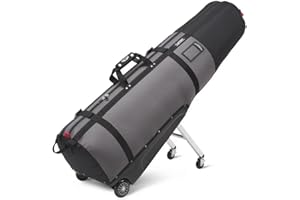Sun Mountain ClubGlider Journey Golf-Reisetasche, mit Rollen, schwarz/Gunmetal