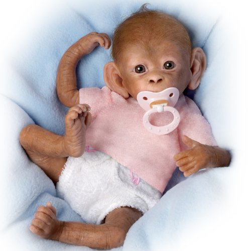 Coco So Truly Real Baby Monkey Doll by Ashton Drake