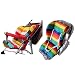 Gogogo 1X Baby Infant Support Cushion Rainbow Striped Liner Pad Mat for Car Seat Stroller Random Color