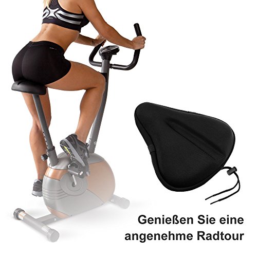 Zacro 29 x 27cm Sattelbezug für Fahrradsattel Fahrradsattel Überzug Gepolsterter Polstersattelüberzug für Männer, Frauen und Kinder - 2