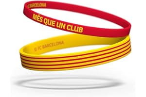 Pulsera Fútbol Club Barcelona Senyera | Pulsera Barça de silicona | Apoya al FCBarcelona con un producto oficial culé | FCB