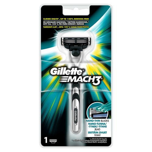 Gillette Mach 3 Razor With 1 Cartridge