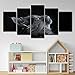 Produktbild Hd Gedruckt 5 Stück Leinwand Kunst Katze Poster Und Drucke Poster Mit Rahmen Wandbilder Für Wohnzimmer 5p1878 kein rahmen S: 8X12-2P 8X16-2P 8X20-1P zoll