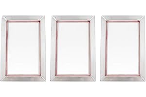 B Baosity 3X Siebdruckrahmen, Mesh 77/90 / 120T