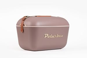 ‎KREHER Kreher® Kühlbox Passive Kühlbox Kühltaschen Polar in Retro Vintage Design aus Kunststoff mit polystyrol (Airpop) thermische Isolierung