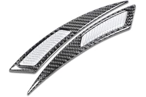 Kohlefaser Autorad Augenbrauen Antikollisionsstreifen,Asudaro Auto Rad Augenbrauen Trim Körper Dekoration Aufkleber Universal Auto Rad Kotflügel Schutzstreifen Auto Auto Dekoration Streifen,Silber-