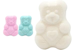 GENERICO Marshmellow Orsetti Mobidi zuccherati vari colori 900g (Bianco)