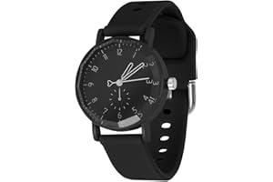 OFFCUP Montre pour Femme avec Bracelet en Silicone, Montres de Sport de 38 mm, Montre Analogique Quartz avec Cadran Facile à Lire, Montre de Poignet pour Infirmières Etudiantes Filles