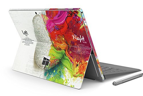 Preisvergleich Produktbild Herngee Schutz Aufkleber mit Karbonfaser-Textur-Oberfläche, extradünner Aufkleber, Schutzfolie, PVC, Aufkleber für Surface 2017 New Pro Surface Pro 4