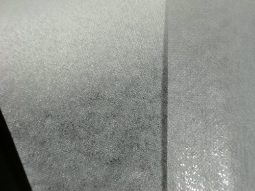 1 lfm. Bügelvlieseline in weiß, 45 g/m², 90 cm breit, doppelseitig aufbügelbar , für leichte bis mittelschwere Stoffe, doppelseitig haftend, Vlieseline, Bügelvlies - 3