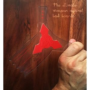 The BEARD NINJA - Beard Shaping Tool Template. Clear Shaper Guide for Lineup & Edging. Transparent Stencil Styling… - Image 2