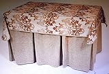 ropa de mesa camilla rectangular  Desconocido Enagua+tapete para Mesa de 130 * 80cm