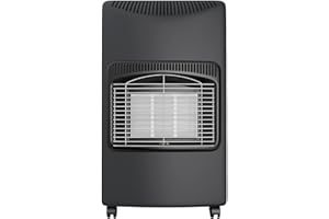 PROWELTEK INTEC - Poele à gaz 4200W 3 Niveaux de chauffe Allumage Piezo Grands volumes Chauffage d'appoint au gaz