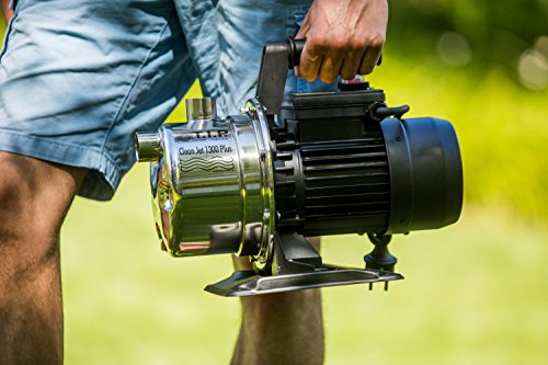 T.I.P. 30085 Gartenpumpe Edelstahl Clean Jet 1300 Plus, bis 4.350 l/h Fördermenge - 4