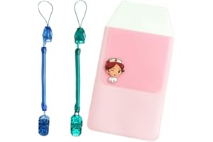 GUILUC Porta Tijeras Enfermería, Porta Bolis Enfermera, Auxiliar De Enfermería, Tijeras Enfermera, Clip Sujetador para No Olvidar Tijeras + Protector Bolsillo, Lanyard Enfermera, Accesorios Enfermera, Tcae