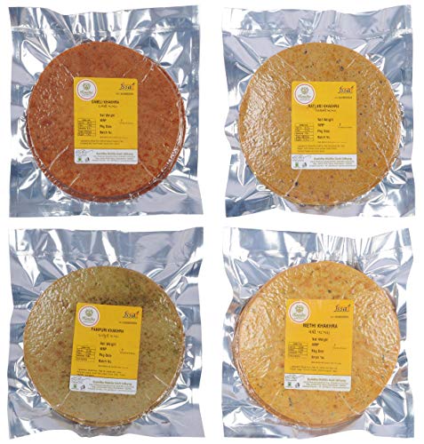 Kanidha Panipuri Khakhra, Methi Khakhra, Dabeli Khakhra, Ratlami Khakhra, 720 Grams (Pack of 4) RS.220 (21.00% Off) - Amazon Kanidha Panipuri Khakhra, Methi Khakhra, Dabeli Khakhra, Ratlami Khakhra, 720 Grams (Pack of 4) RS.220 (21.00% Off) - Amazon