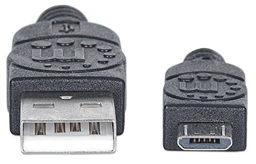 Wentronic USB-Verbindungskabel (A-Stecker auf micro B-Stecker) 3m - 3