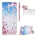 Produktbild für Samsung Galaxy A3 2016 Hülle Leder ,SKYXD Rosa Blume und Bunte Schmetterling Muster PU Folio Klappbar Schutzhülle [Magnetverschluss / Brieftasche Kartenfach / Standfunktion] Klapphülle mit [Katze Handyanhänger + Eingabestift] 3 in 1 Zubehör Handy Tasche Etui für Samsung Galaxy A3 (2016) Case Bookstyle Flip Leather Cover With [Free Stylus and Dust Plug]
