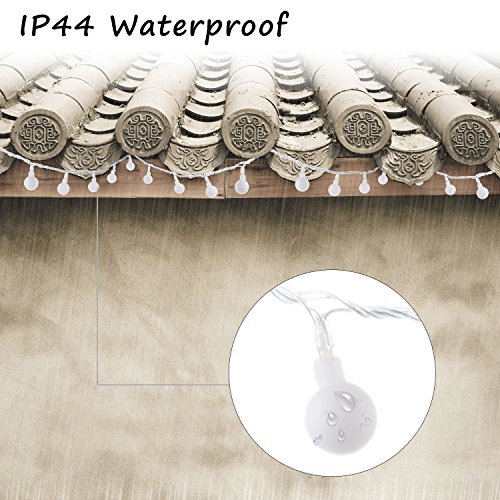 Denknova® LED Globe Lichterkette Innen Deko Glühbirne 10 Meter 100er LEDs DC 31V strombetrieben Stimmungsbeleuchtung Lichter für Feste, Weihnachten, Partys und Hochzeit / äußere Dekoration (Bunt) - 5