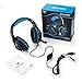 Produktbild Surround Kopfhörer,Beexcellent GM-1 Gaming Headset für New Xbox One PS4 PC 3,5mm Surround Sound Stereo Over-Ear Kopfhörer Audio Musick Ohrhörer mit Mikrofon und LED-Licht für PS4 PC Computer Laptop Handy Tablet iPhone iPad - Headset-Splitter, Blau