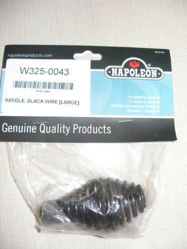 Napolean Fireplaces W325-0043 Spring Door Handle for Napoleon Wood Stoves - Large - Black by Napolean Fireplaces