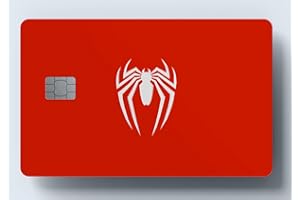 WORKIRAN Spider Card Sticker | Key, Debit, Credit Card | Covering & Personalizing Bank Card | No Bubble, Slim, Waterproof Card Cover