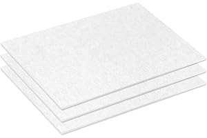 ‎MCFILTER McFilter I 3 Universal Mikrofilter I ca. 26x15cm I Luftfilter I Motorfilter I Abluftfilter I Filtermatte I Microfilter I Staubsaugerfilter Filter zuschneidbar I weiß